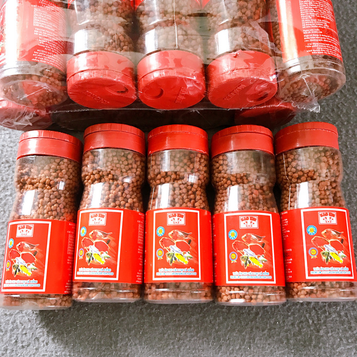 5 hủ thức ăn cho cá kaokui hủ nhỏ, viên nhỏ 50g, cho hồ cá cảnh