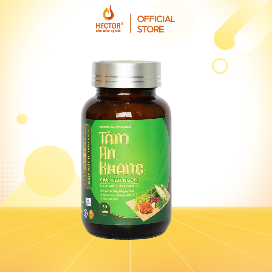 Viên nang ngủ ngon thảo dược tâm an khang lọ 30 viên