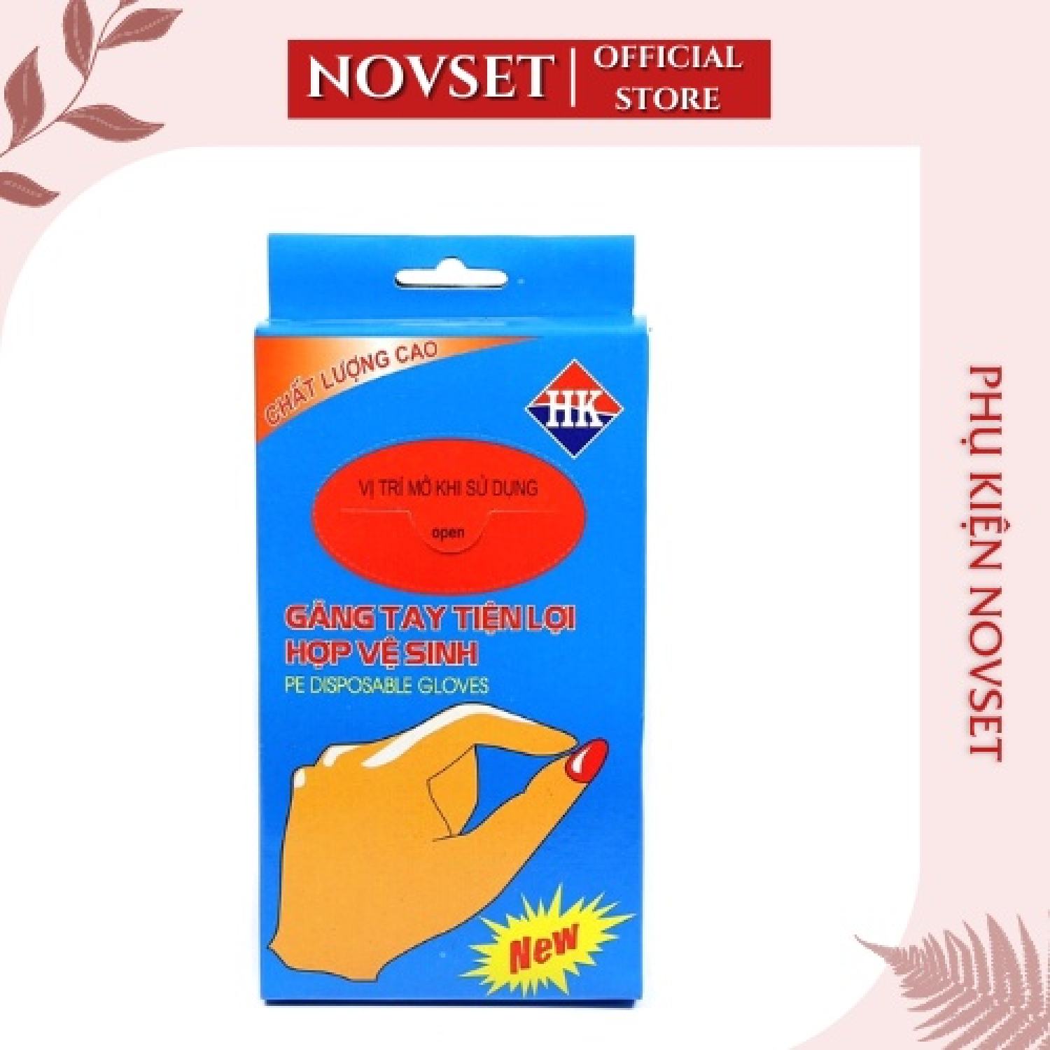 Găng tay nilon dùng 1 lần