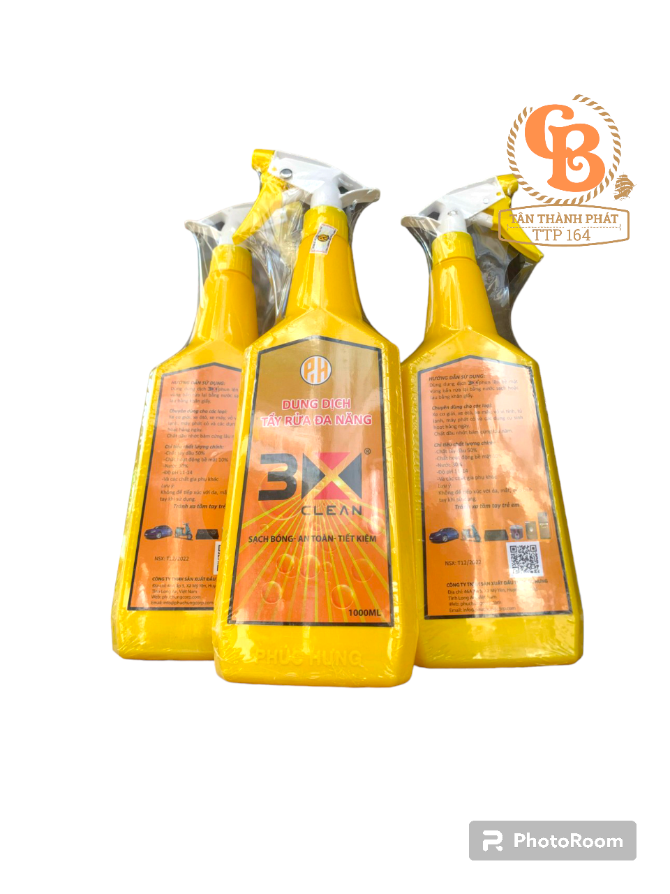 Tẩy 3x vàng vệ sinh đa năng