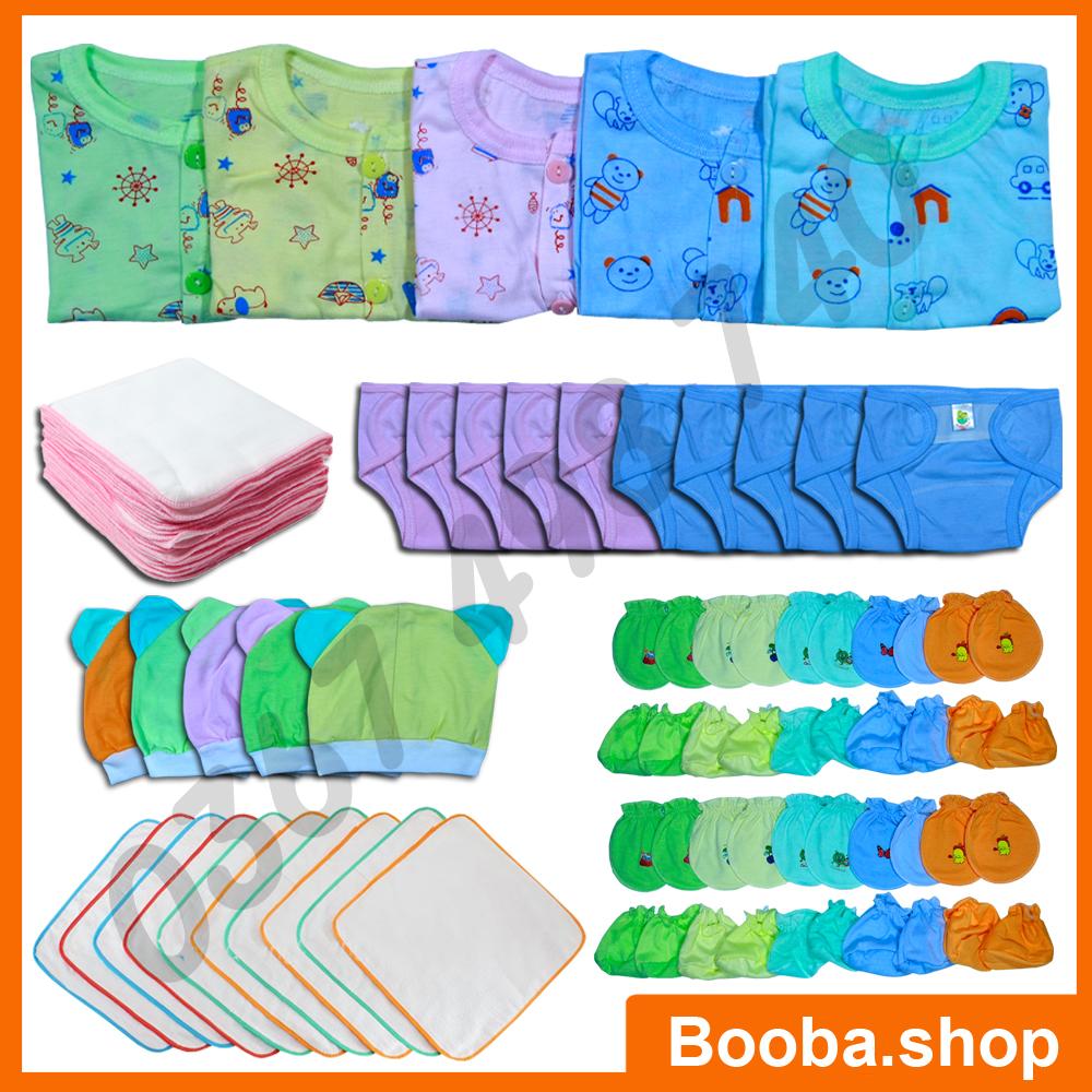 Combo 60 món đồ dùng cho bé sơ sinh từ 2-6kg 60adh - booba.shop