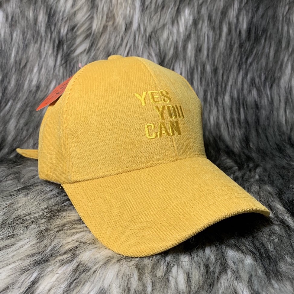 NÓN KẾT NHUNG YES YOU CAN CHẤT DÀY SIÊU ĐẸP