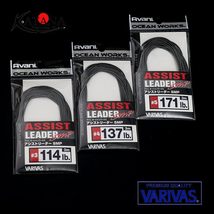 Dây Tóm Lưỡi Jig Varivas Avani Ocean Works Assist Leader SMP