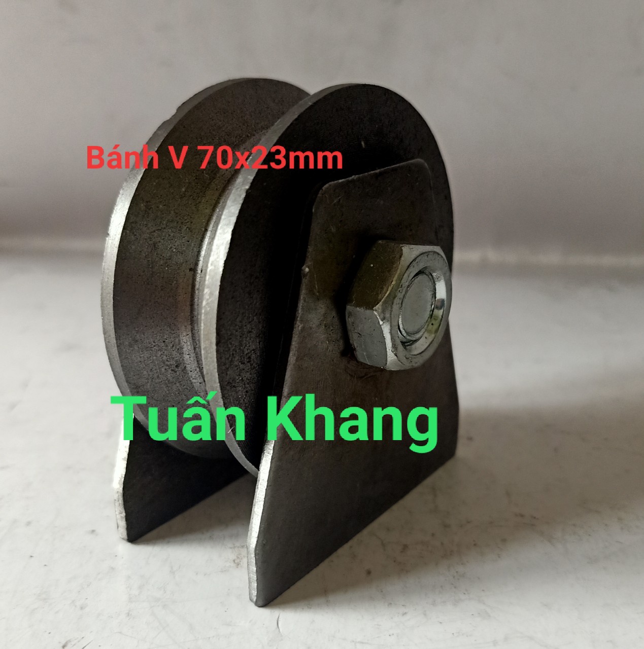 Bánh xe cửa cổng 70mm , bánh xe cửa sắt , bánh rảnh V, bánh cửa trượt
