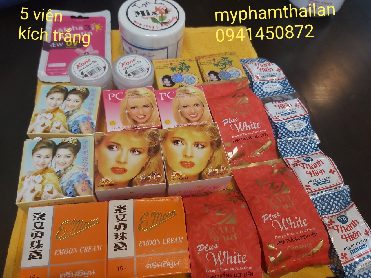 Công thức trắng da spa hàng thái