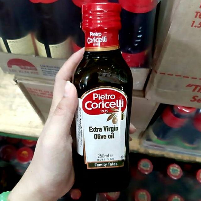 Dầu oliu ý Extra Virgin 250ml, cam kết hàng đúng mô tả, chất lượng đảm bảo an toàn đến sức khỏe người sử dụng