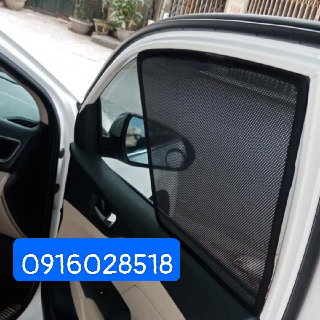 BỘ 4 Rèm che nắng Morning 2018 2019 2020 có Nam Châm, tấm chắn nắng ô tô chuẩn Form theo từng dòng xe, loại dày