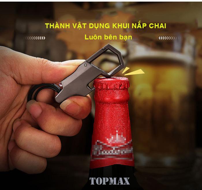 Bộ móc khóa Cao cấp Thái Lan khui nắp chai, đèn LED đa chức năng.
