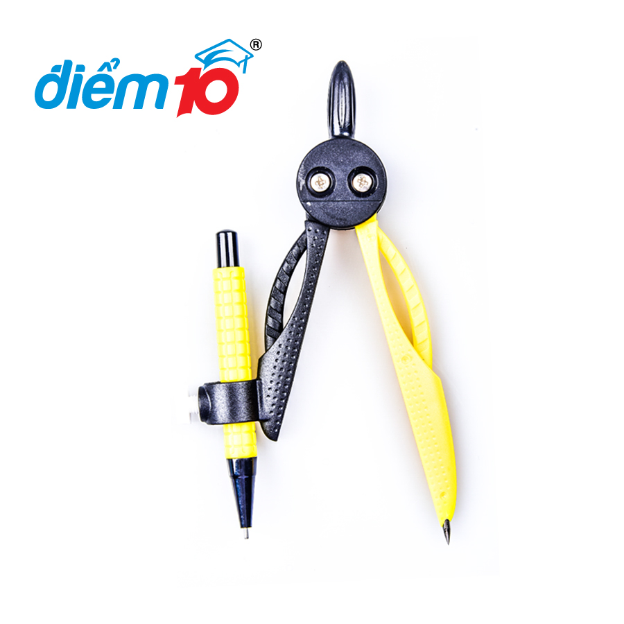 Bộ compa thiên long điểm 10 mten tp-c019 - màu sắc ngẫu nhiên