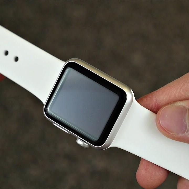 Dây Silicone Đồng Hồ Apple Watch White ( dây thay thế không kèm mặt đồng hồ)