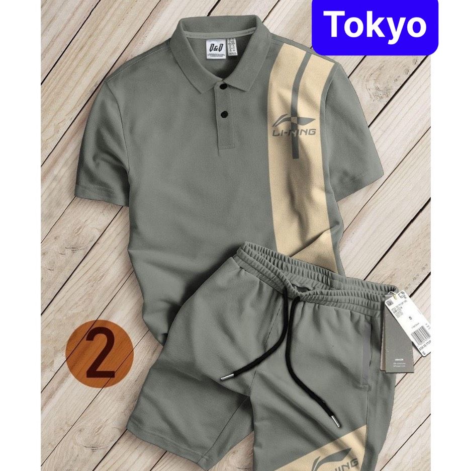  BỘ QUẦN ÁO THỂ THAO NAM MÙA HÈ POLO CHẤT CÁ SẤU CO GIÃN L-NING HOT TREND 2024 - TOKYO FASHION 