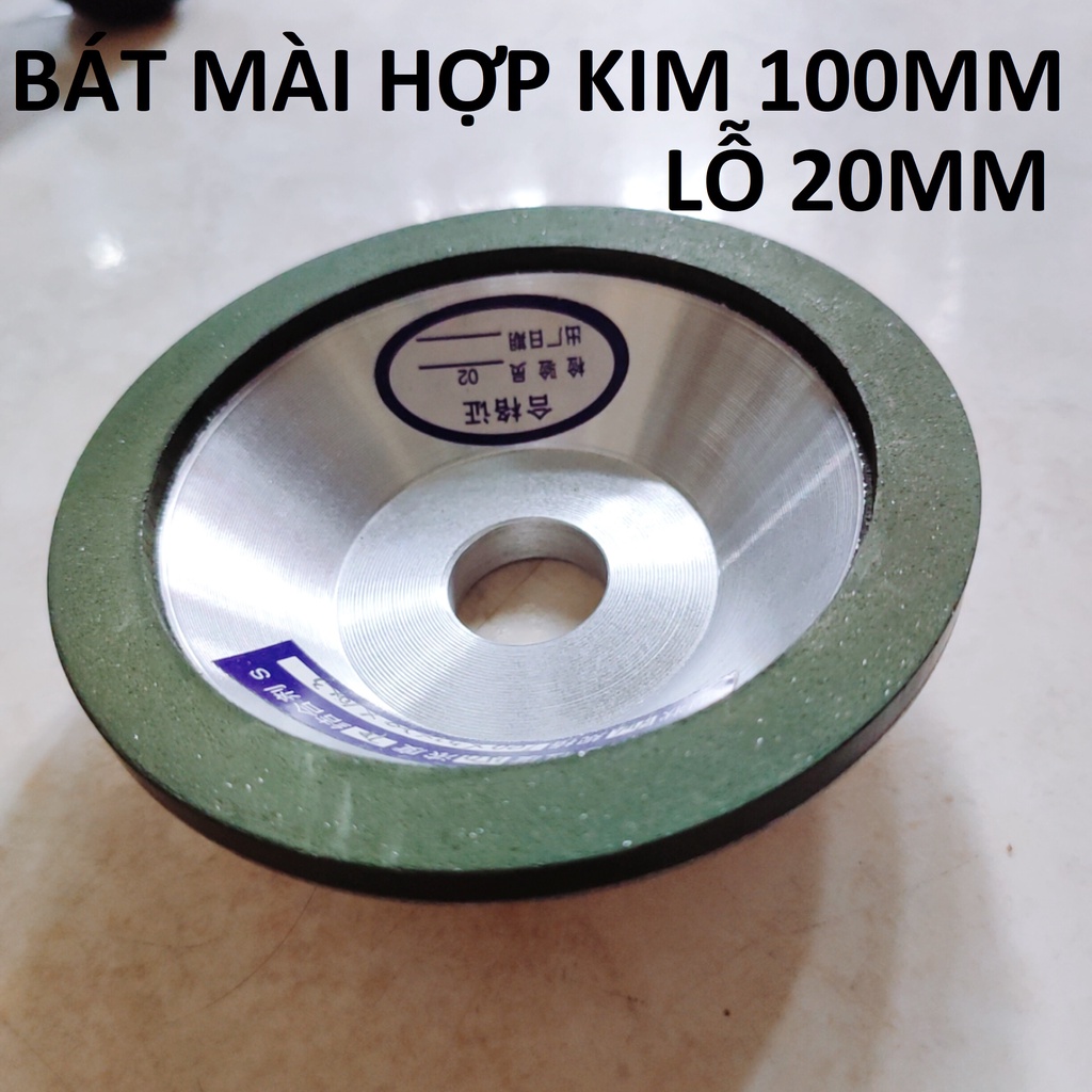 Bát mài lưỡi cưa 100mm lỗ 20mm / Bát mài rửa lưỡi cưa hợp kim, bát mài hợp kim