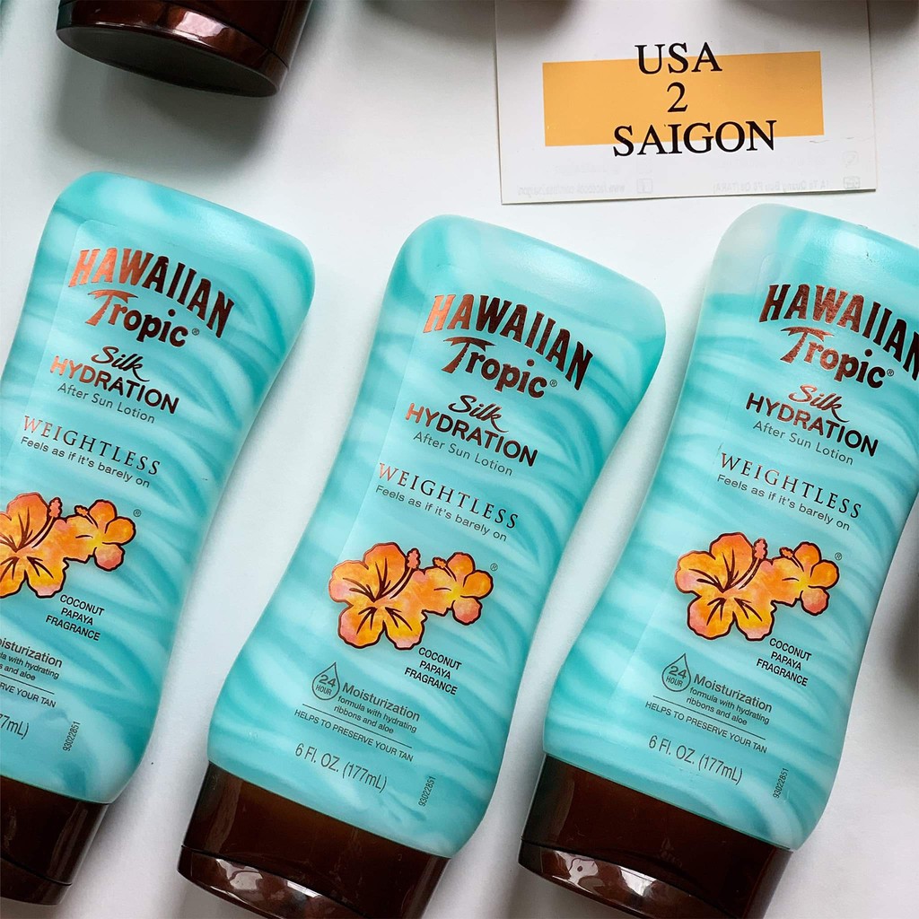 Cấp Ẩm Dịu Da Sau Phơi Nắng Hawaiian Tropic- After Sun Weightless Sun Lotion