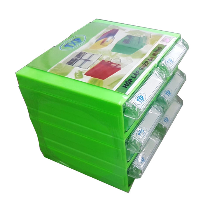 Tủ đựng linh kiện điện tử 6 ngăn 22x18x16cm