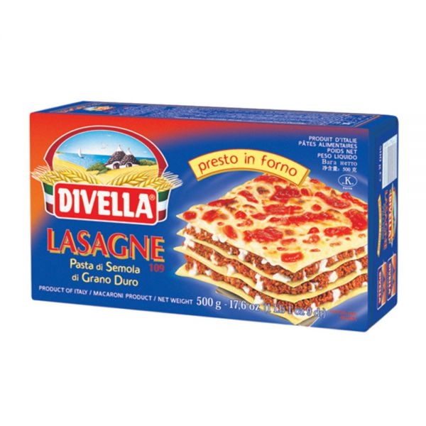 Mì lá lasagne semola 109 - 500gr