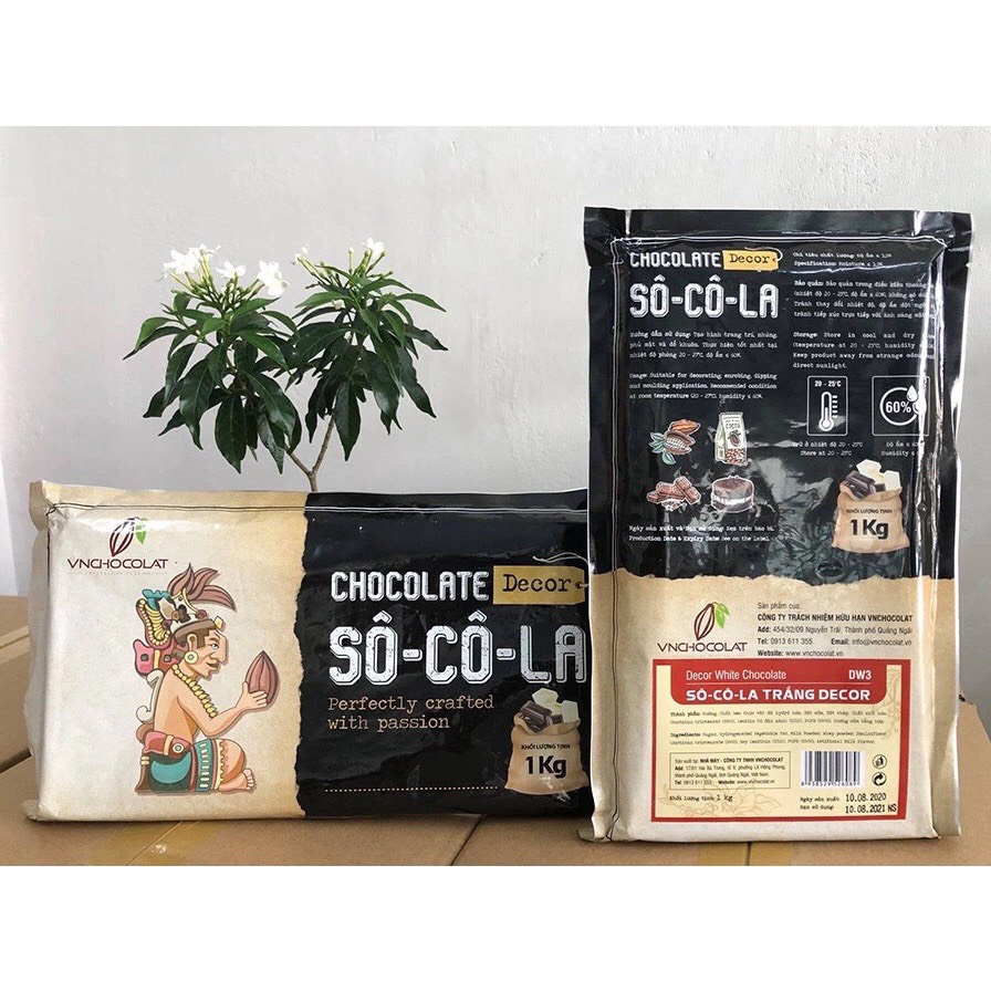 Socola tảng VnChocolat Decor 1kg