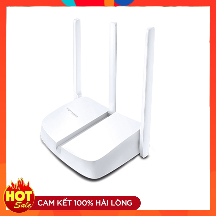 Bộ phát sóng wifi mercusys 305r 3 râu tốc độ 300mbps - sóng khỏe - ổn định