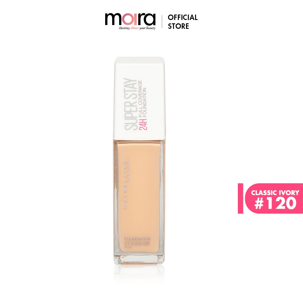 Kem nền lâu trôi Super Stay 24H Full Coverage - 120 Classic Ivory 30ml