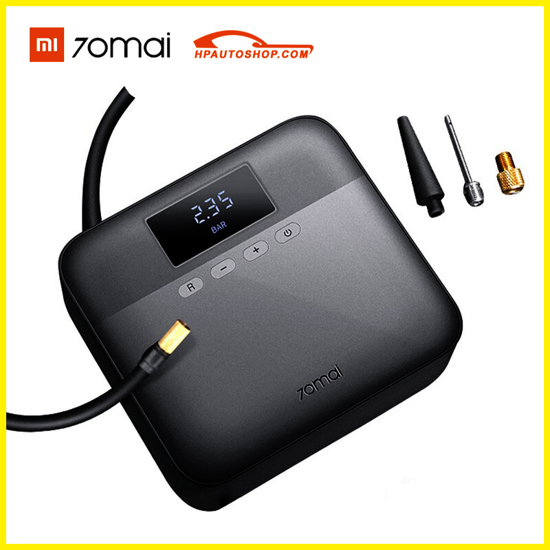 Bơm lốp ô tô Xiaomi 70mai Air Compressor Lite điện tử tự ngắt chính hãng