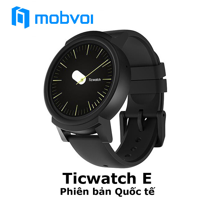 Đồng hồ thông minh Ticwatch E bản quốc tế / nội địa (gắn sim) mới 100%
