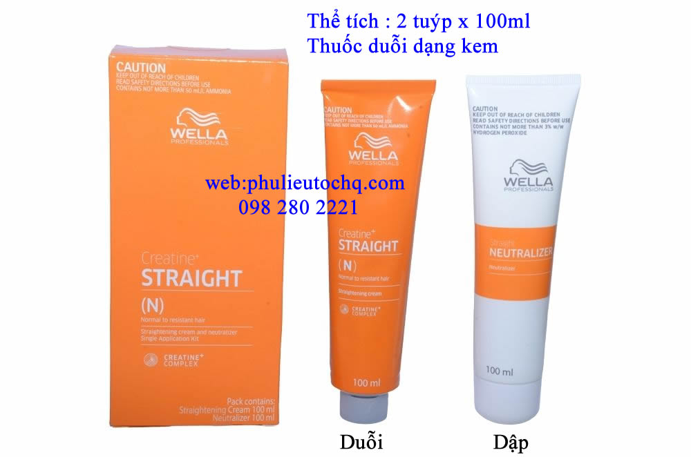 Thuốc duỗi tóc Thái Lan - WELLA, Phulieutochq
