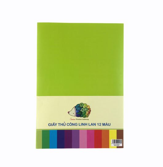 Giấy thủ công Linh Lan Xấp 12 màu