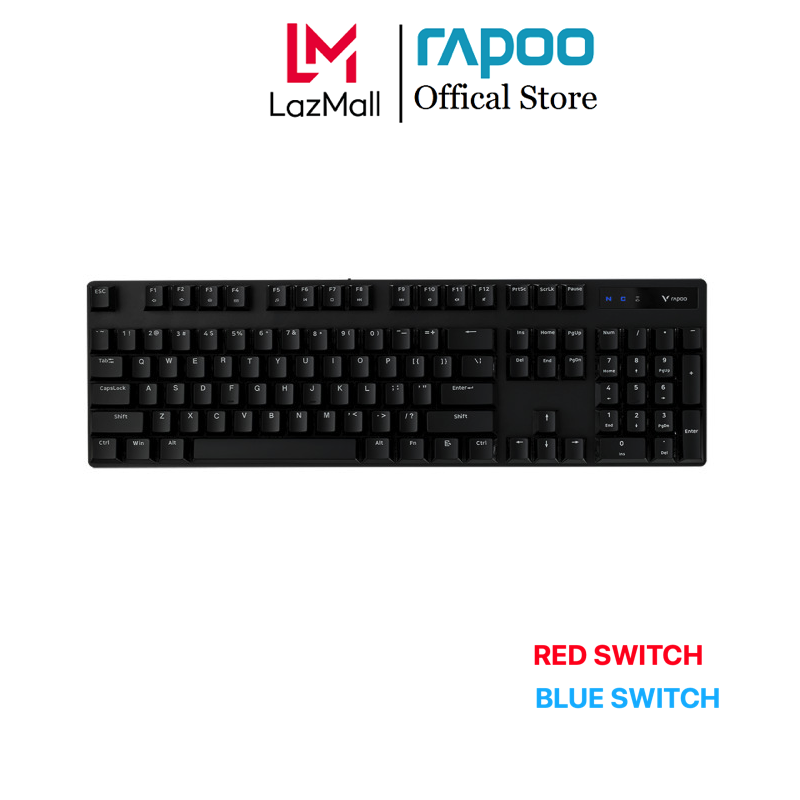 Bàn phím rapoo v500 pro wireless màu đen không dây 2.4 ghz -