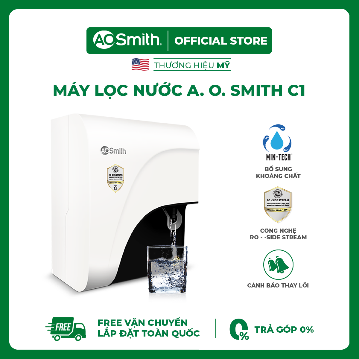 Máy Lọc Nước A. O. Smith C1