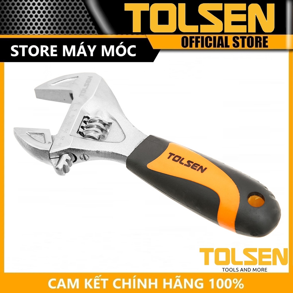 Mỏ lết mini 6.5 inch/165mm tolsen 15280 - hàng chính hãng