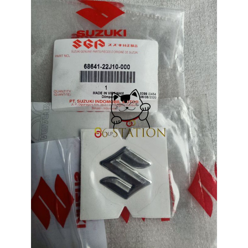 Tem nổi chữ S gắn chắn gió satria fi raider fi