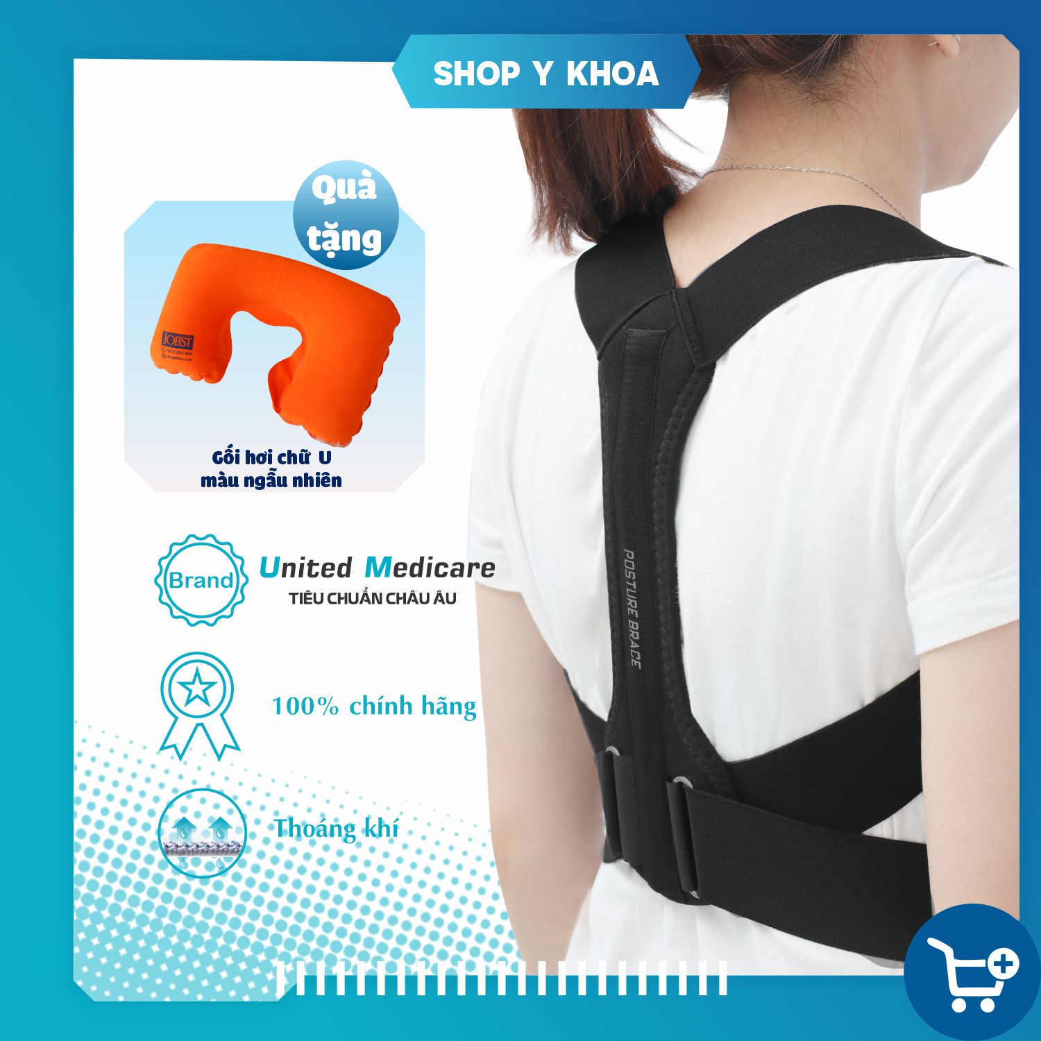 [CÓ QUÀ TẶNG] Đai chống gù United Medicare (C15)