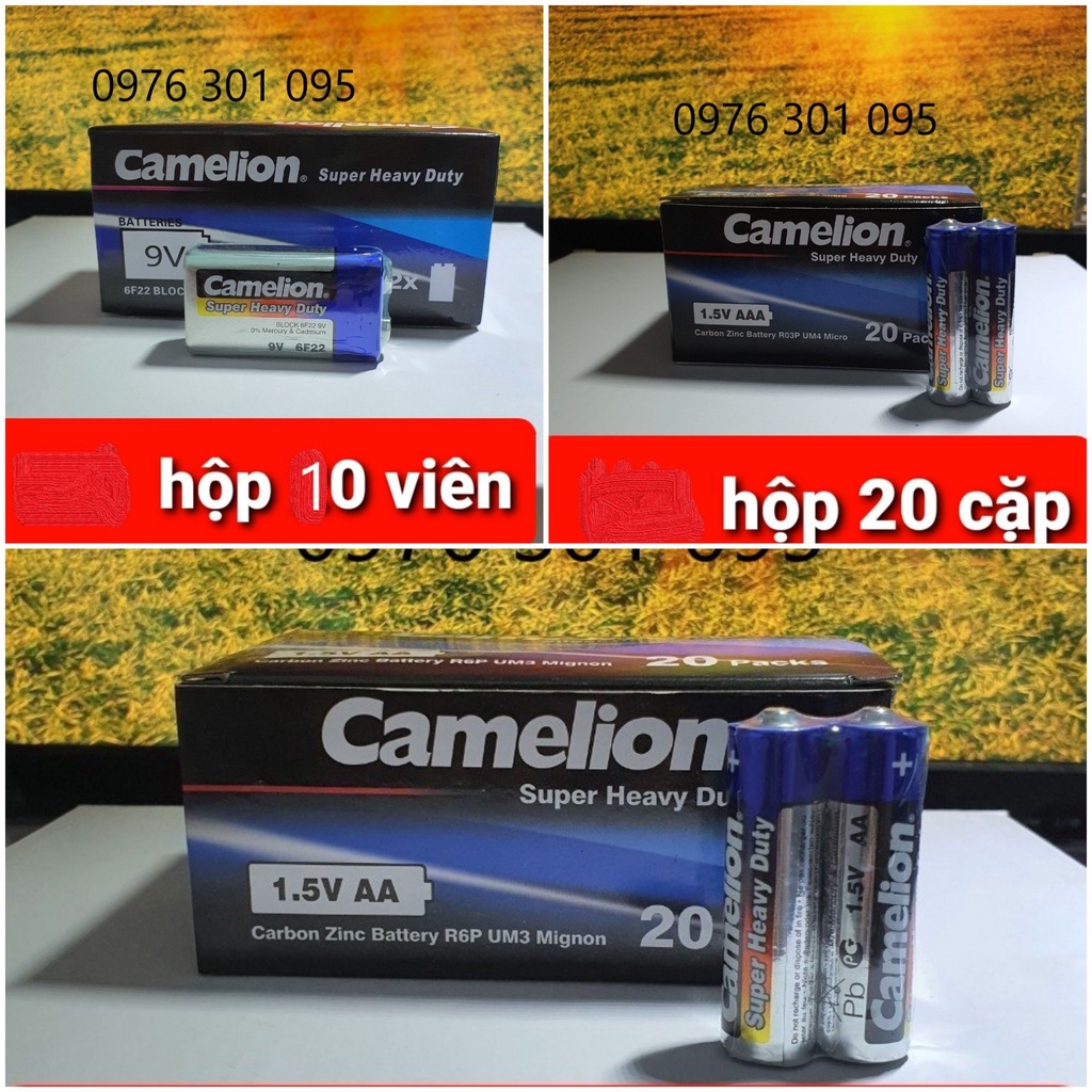 Pin aa, aaa, vuông 9v thông dụng
