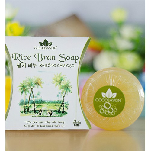 Xà Bông Cám Gạo Cô Ba Cocosavon 100gr