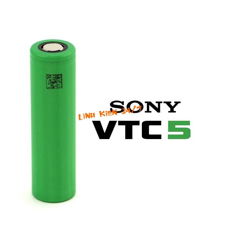 Pin sony 18650 vtc5 2600mah dòng xả 25a