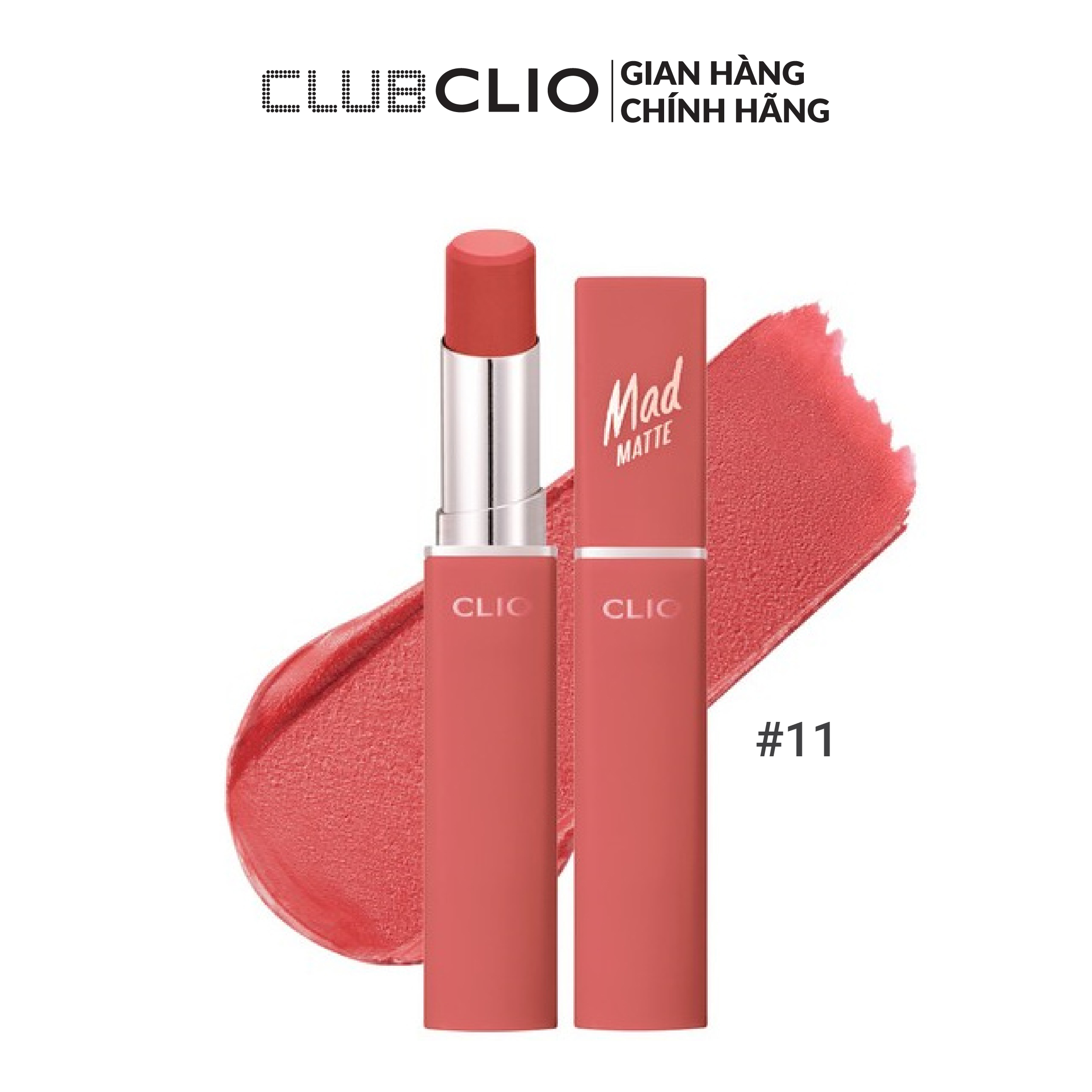 Son thỏi clio mad matte stain lips 4.5g