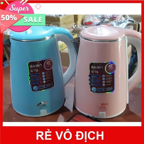 Ấm siêu tốc 2 lớp jiplai thái lan