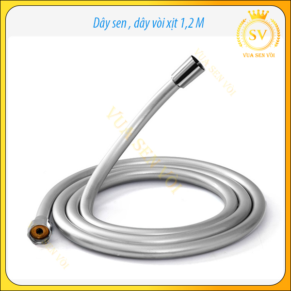 Dây cấp nước vòi xịt, vòi hoa sen chất liệu PVC cao cấp - Loại dài 1,2M