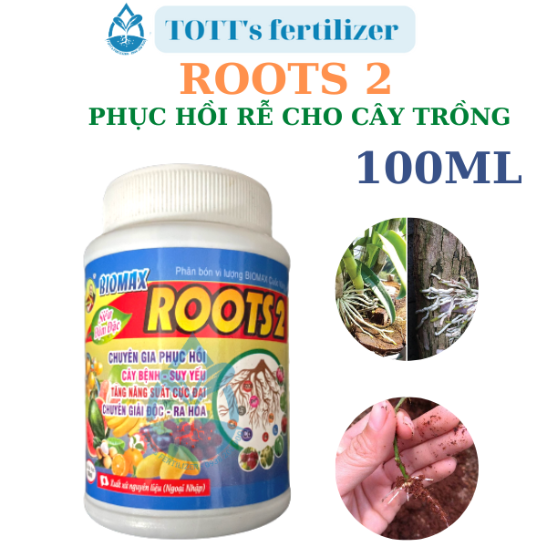 Phân bón kích ra rễ roots 2 - phân bón lá roots2 - ra rễ cực mạnh roots2