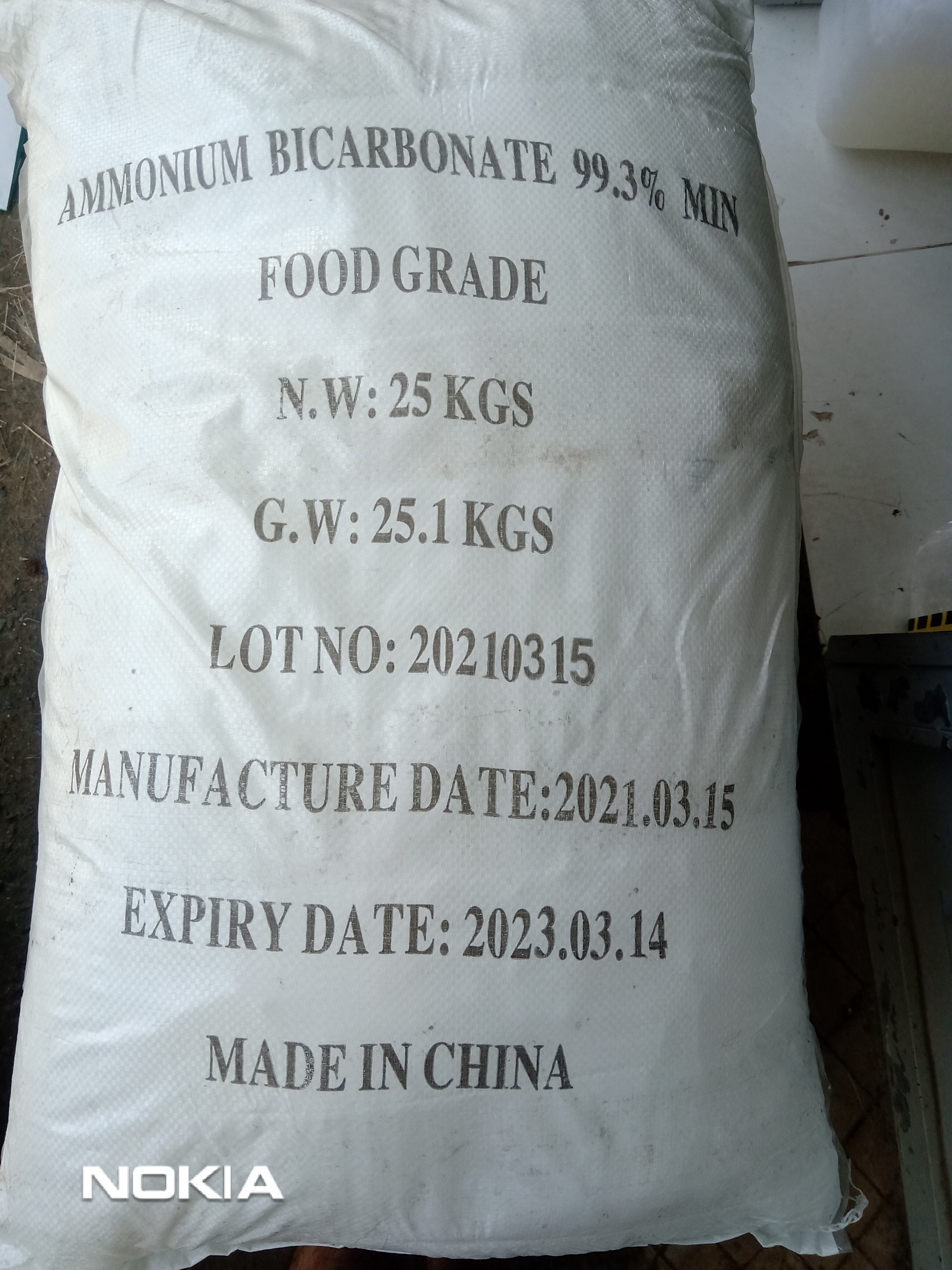 [HCM]Bột khai - NH4HCO3 - ammonium bicarbonate - bột khai tẩy gỗ - Bột khai làm quẩy rỗng - 1kg.