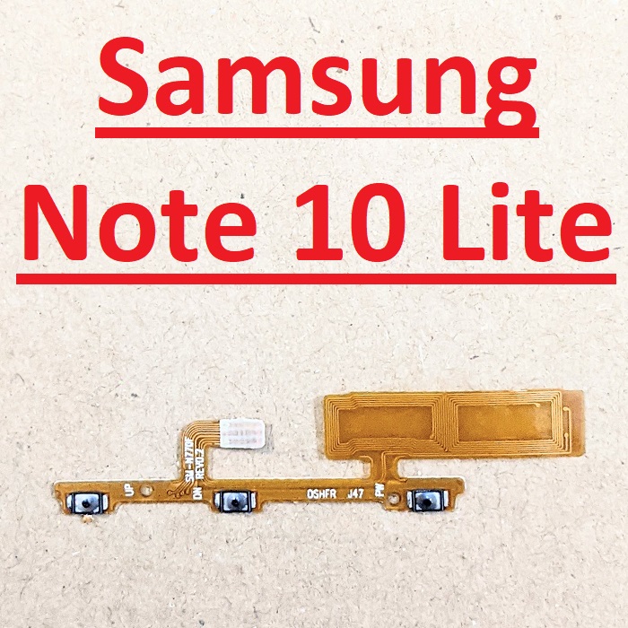 Mạch dây nút nguồn samsung note 10 lite dây cáp nút nguồn âm lượng linh kiện thay thế