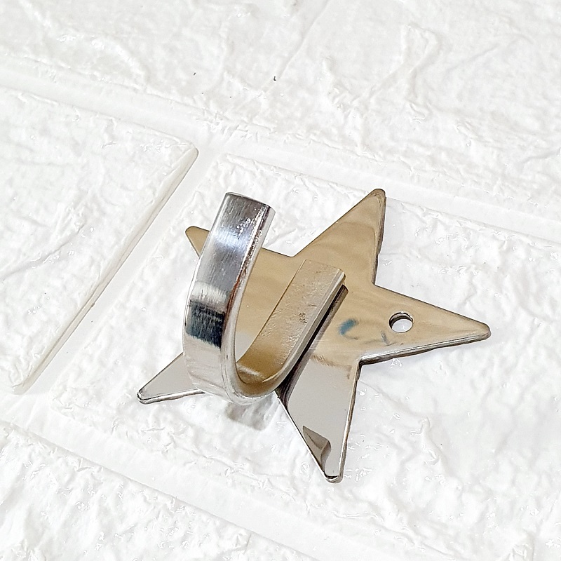 [HCM]Móc Treo Quần Áo Inox Cao Cấp Hình Ngôi Sao