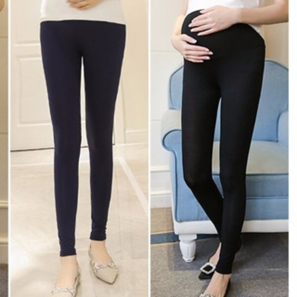 Quần legging dài bầu ôm dáng