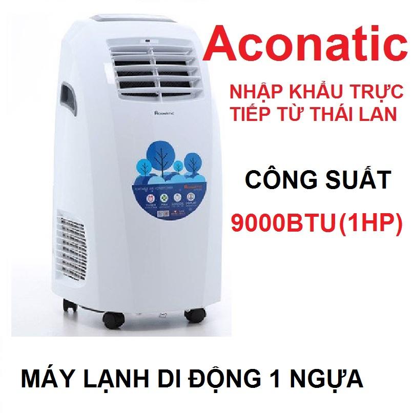 Máy lạnh di động nhập khẩu thái lan aconatic 9000btu