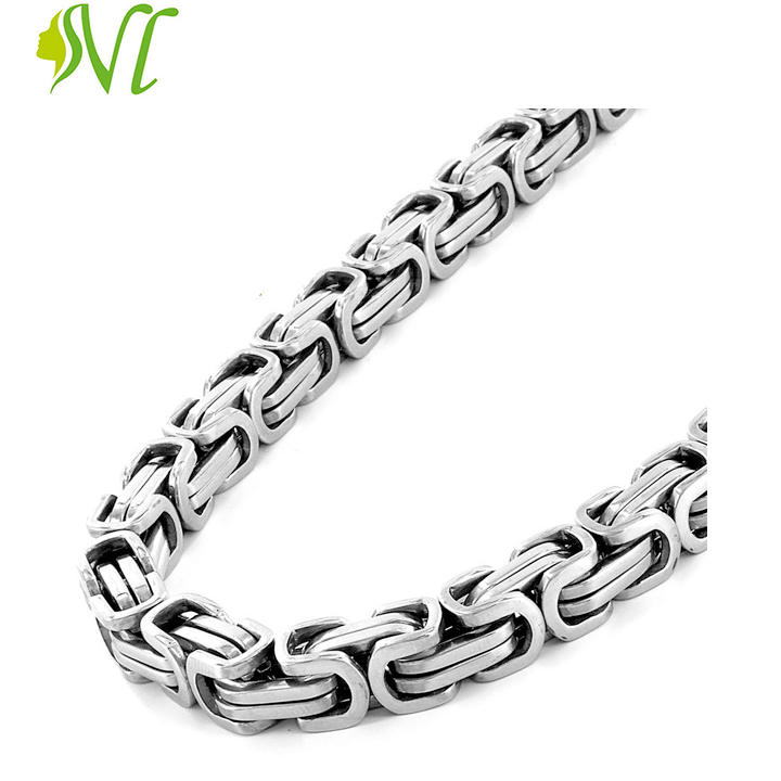 Dây chuyền inox nam kiểu ziczac loại 10ly