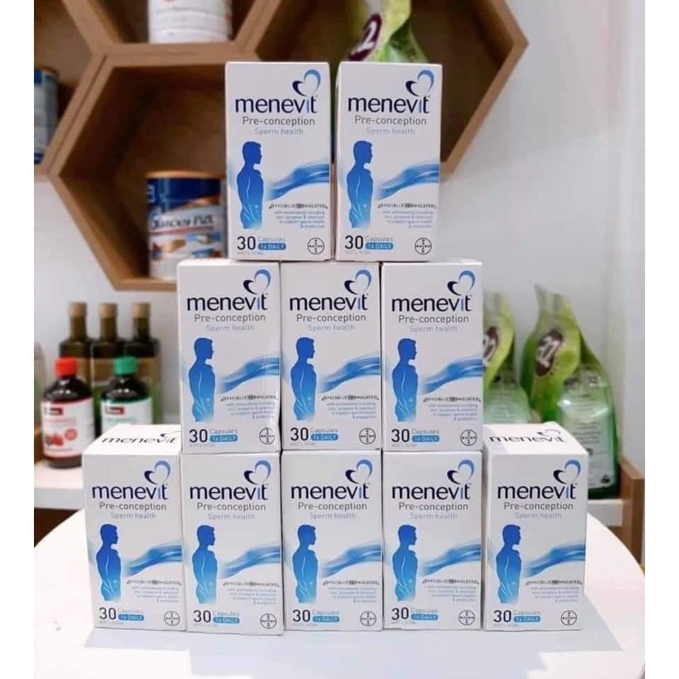 Viên uống Menevit 30 viên - nâng cao chất lượng tinh trùng