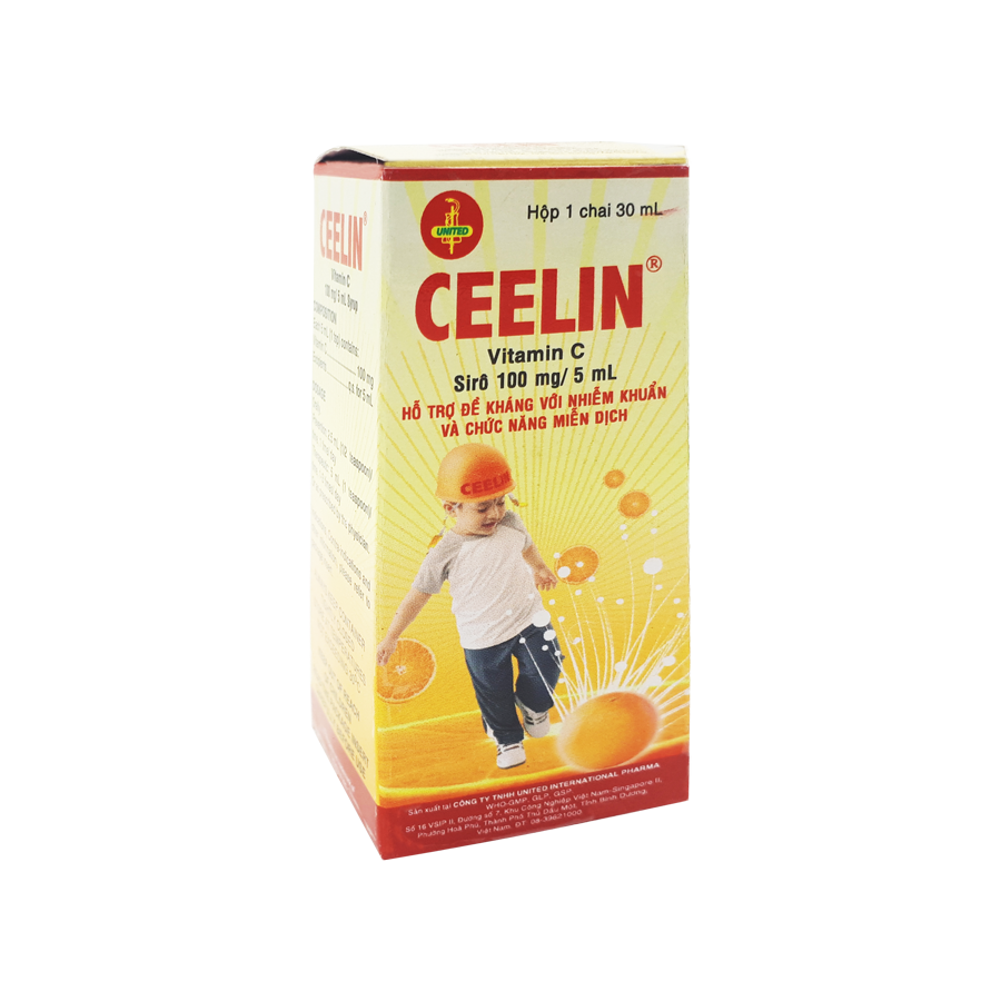 Siro bổ sung vitamin c cho trẻ ceelin