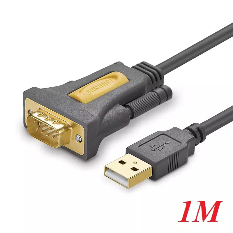 Ugreen 20210 1m cáp tín hiệu chuyển đổi usb 2.0 sang com rs232 cao cấp cr104