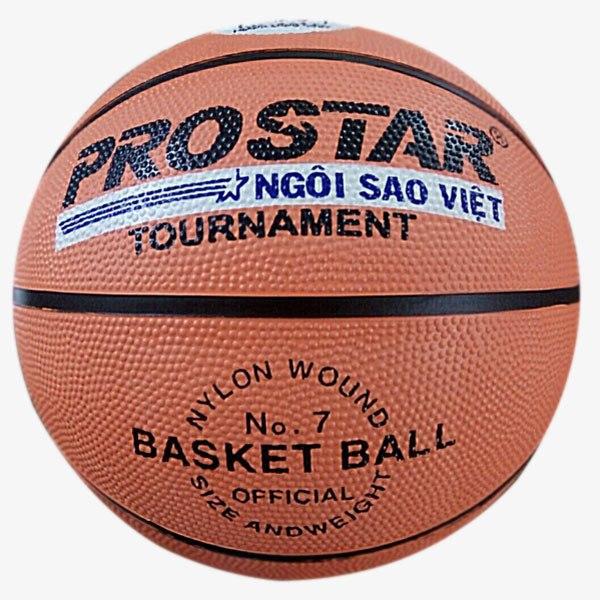 Quả Bóng Rổ Prostar Size 3 - 7 tặng kim bơm và túi đựng bóng - Banh Bóng Rổ Cao Su Prostar