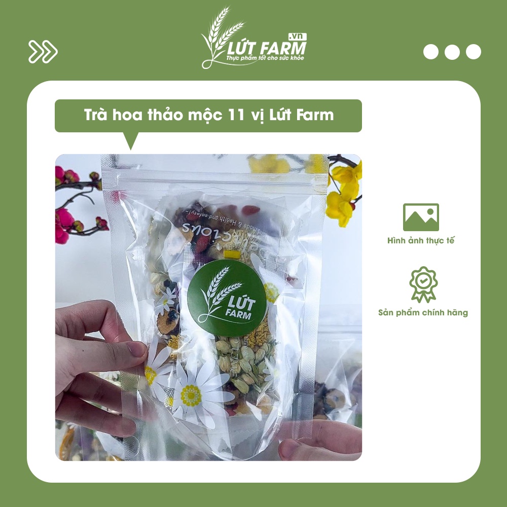 Trà hoa thảo mộc 11 vị Lứt Farm