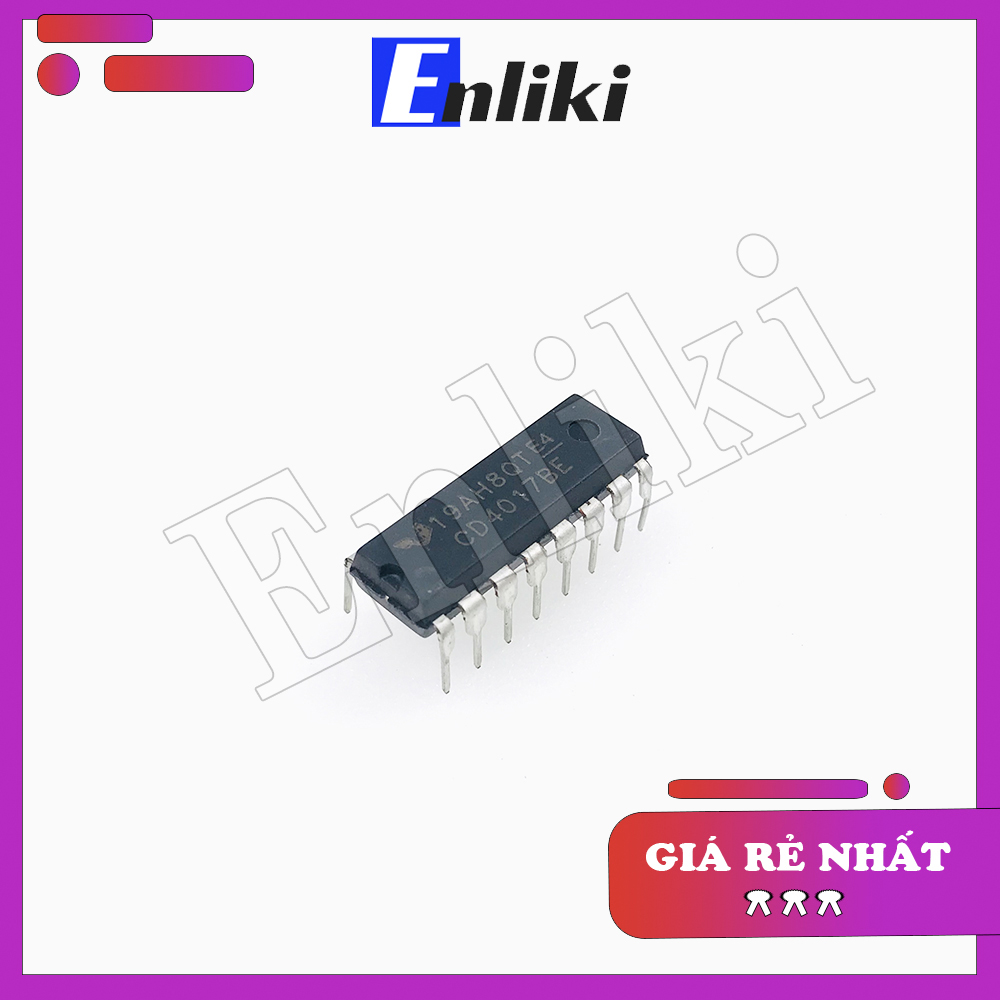 Ic 4017 16 chân cắm dip16